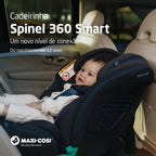 Cadeirinha para Auto Spinel 360 Smart Authentic Black - Maxi-Cosi