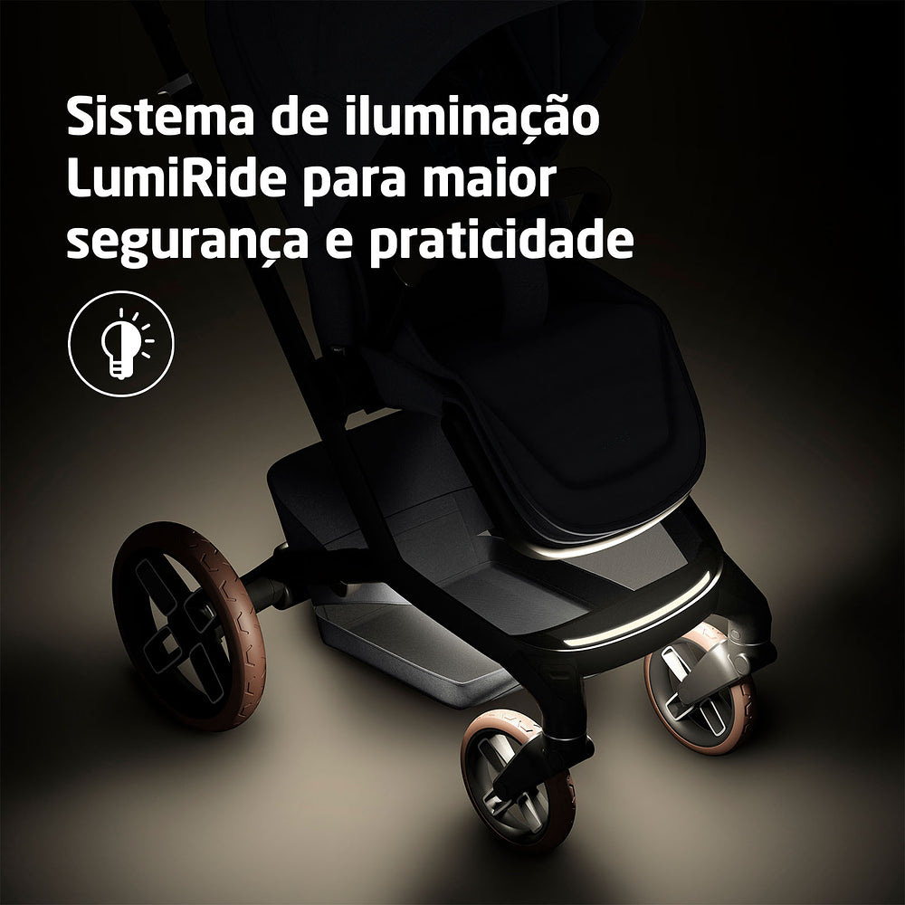 Carrinho de Bebê + Moisés Fame Max Twilic Graphite - Maxi-Cosi