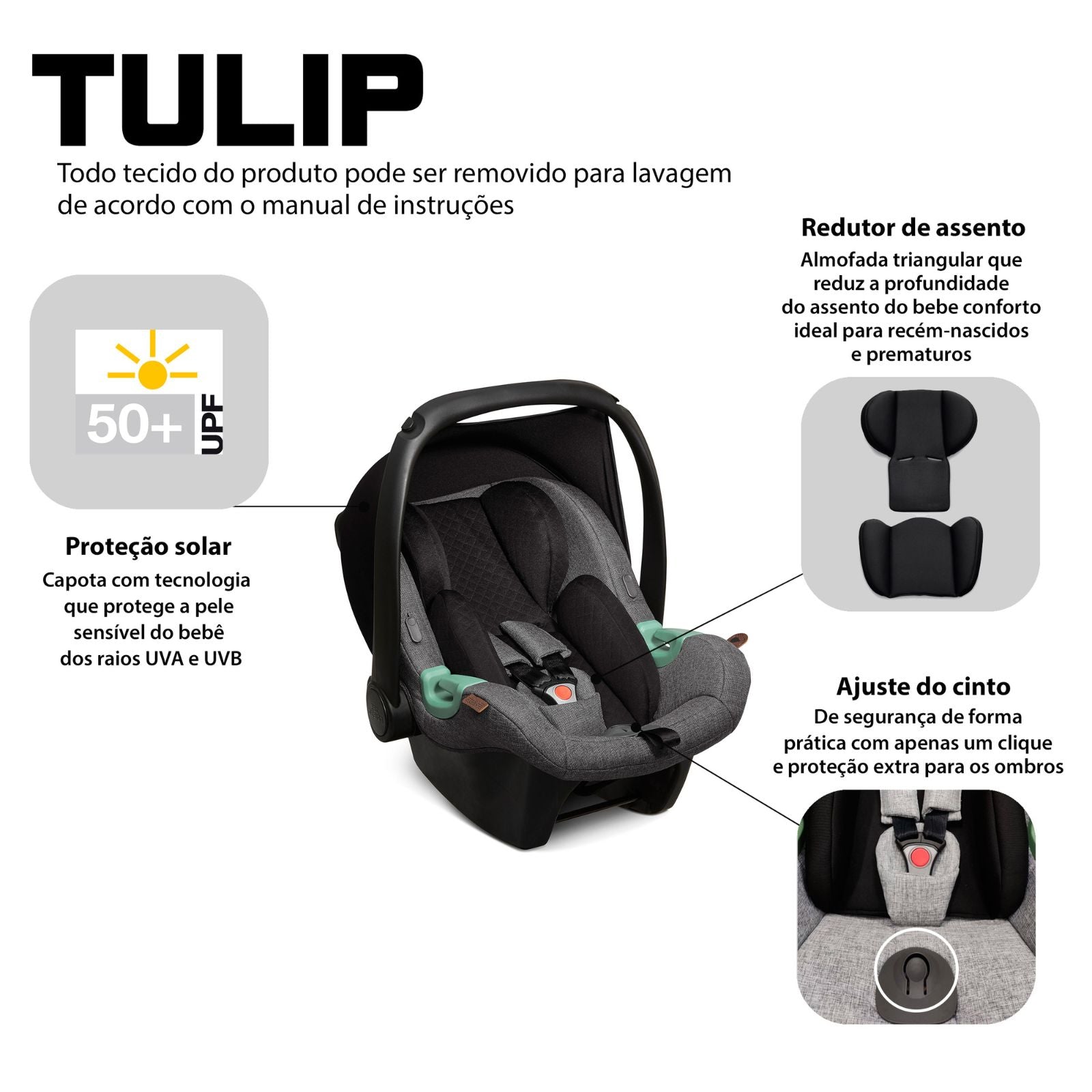 Bebê Conforto Tulip Diamante Alphast - ABC Design