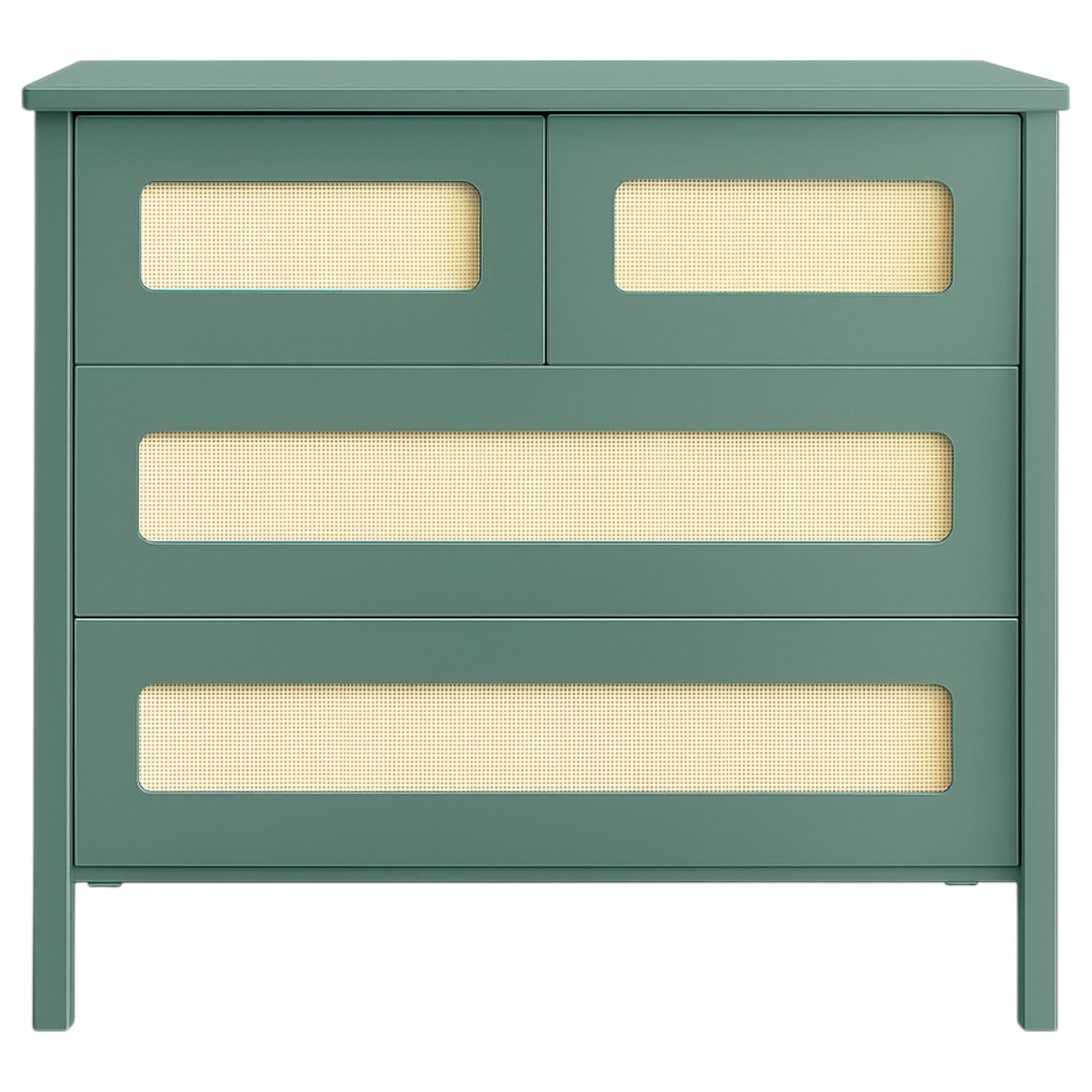 Cômoda Trama  - Sleeper - Cor:Verde Natureza