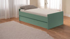 Cama Bicama Solteiro e Casal Versatile 3 em 1 - Kartoon - Verde Natureza