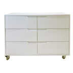 Cômoda Fases FAS-503 6 Gavetas - Kartoon Cor:Branco