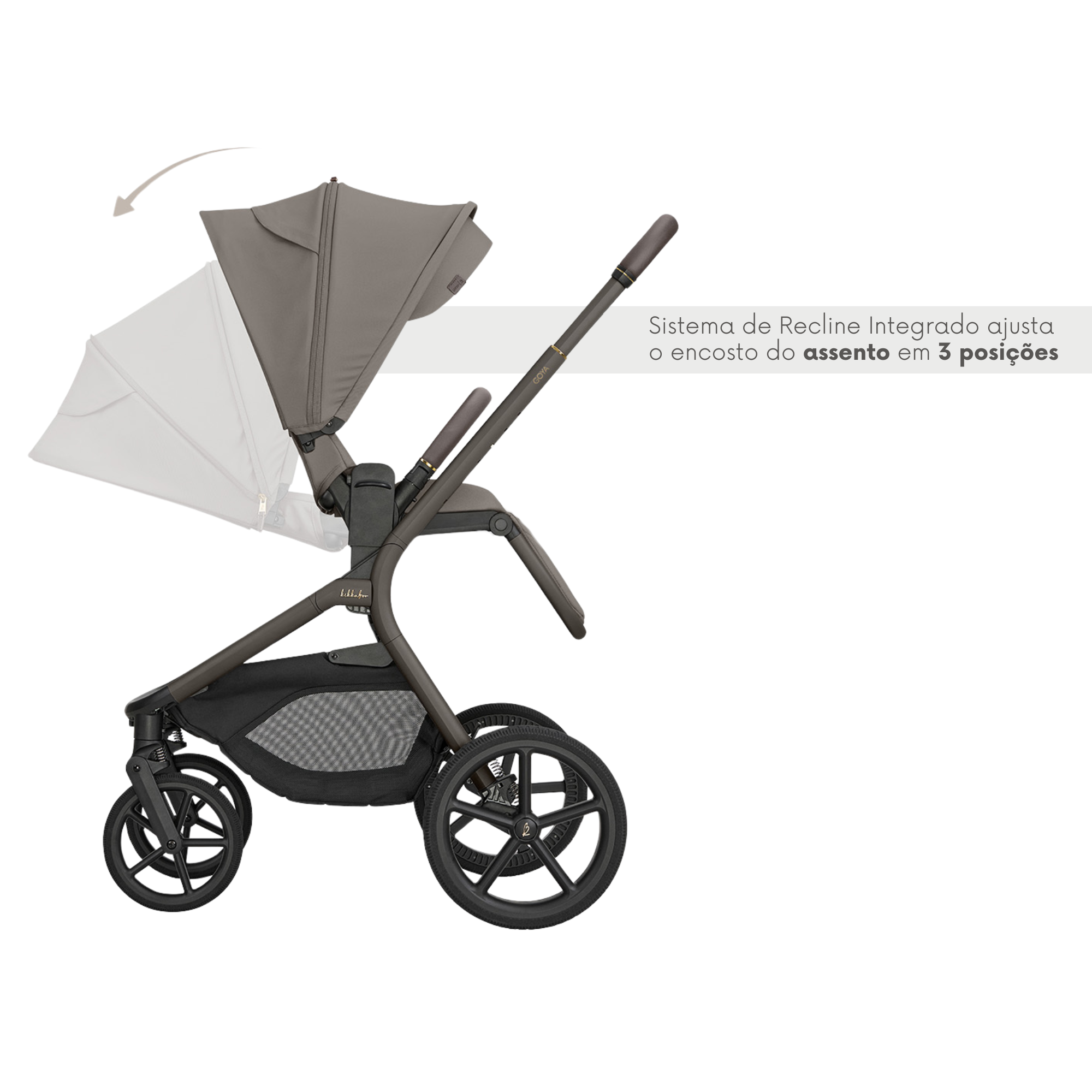 Carrinho Goya Premium Mocca - Kikka Boo