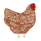 Tapete lavável Chicken Farm 110 x 100 cm - Lorena Canals