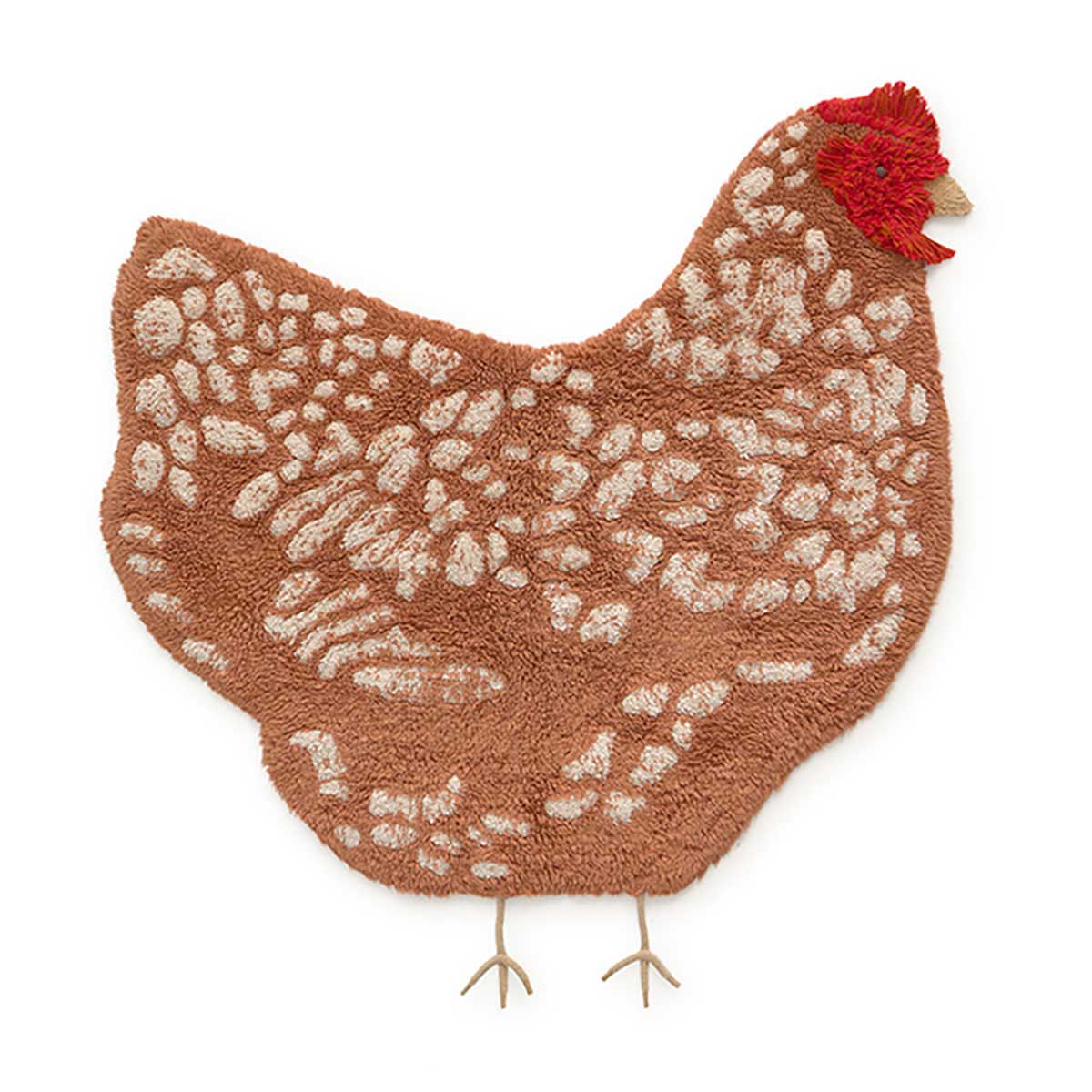 Tapete lavável Chicken Farm 110 x 100 cm - Lorena Canals