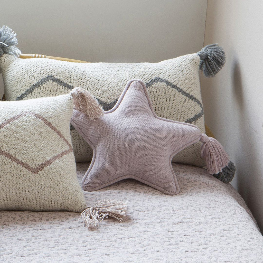 Almofada Lavável Brilha Estrelinha 25cm - Lorena Canals Marfim
