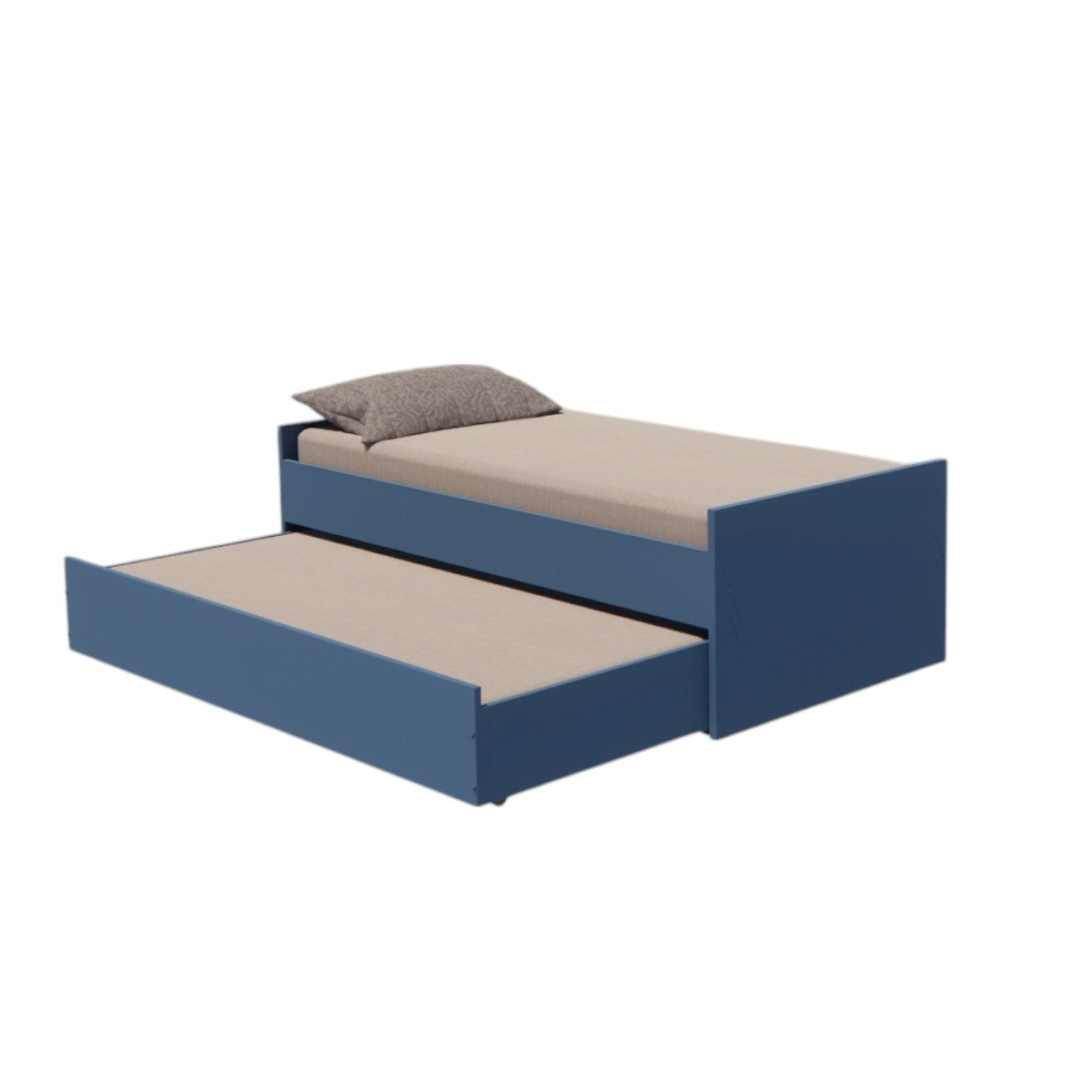 Cama Bicama Solteiro e Casal Versatile 3 em 1 - Kartoon - Azul Gude