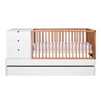 Berço Multiuso Encanto com Grade Natural ENC4100 - Sleeper Cor:Branco