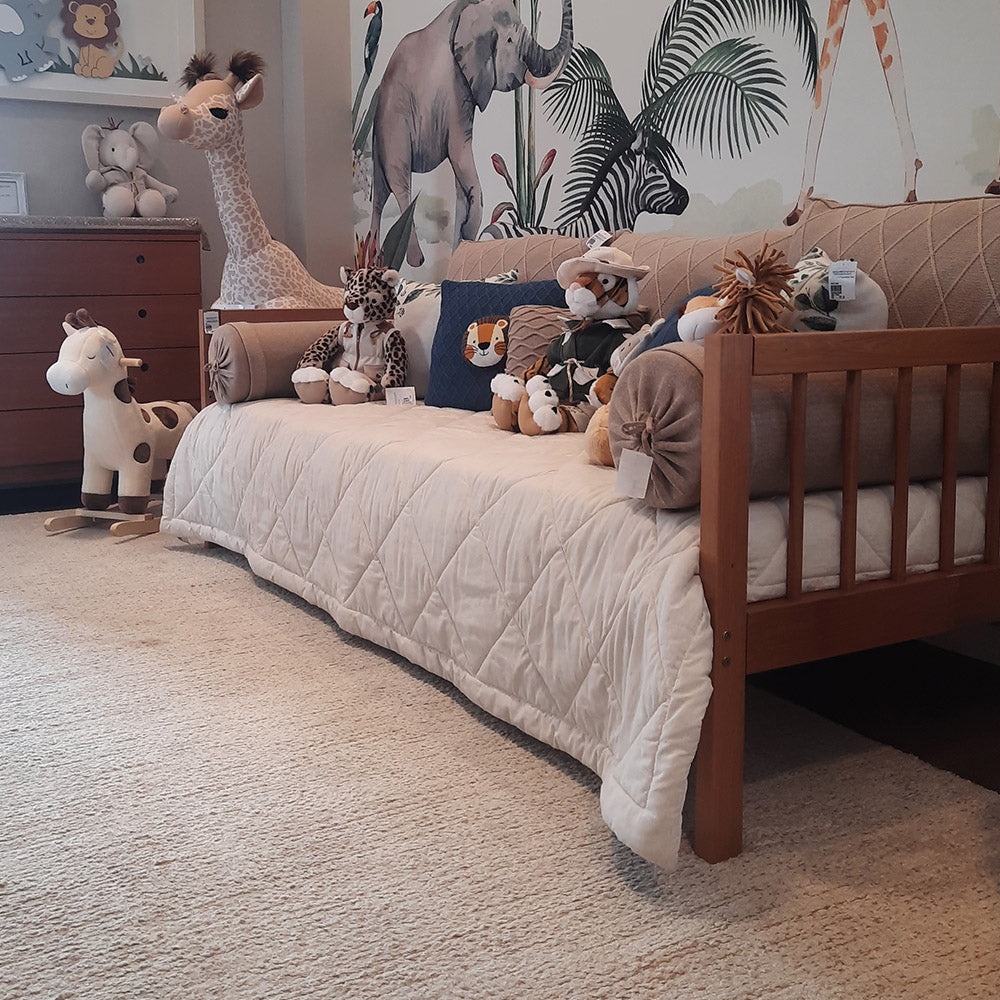 Cama de Solteiro KIDS342 Madeira Jequitibá - Sleeper
