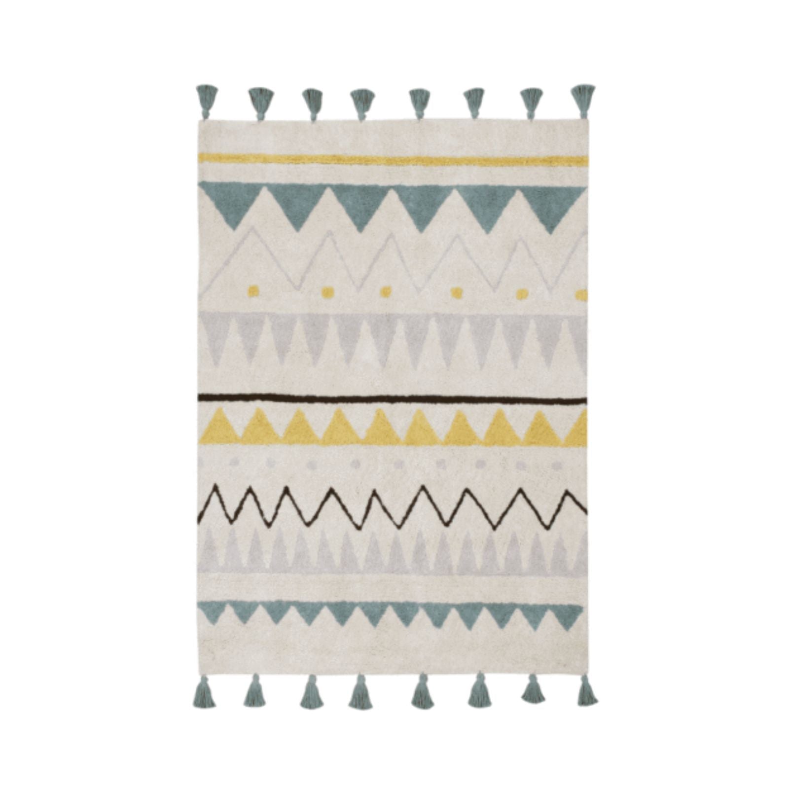Tapete Azteca Azul Vintage G 140x200cm - Lorena Canals