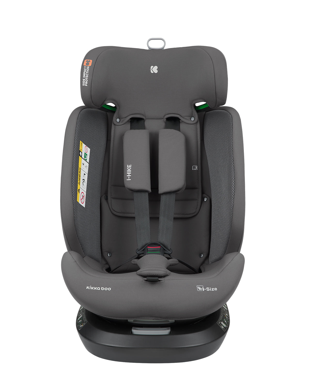 Cadeira de Carro Isofix I-Hike 360 (40 a 150cm) - Kikka Boo Dark Grey