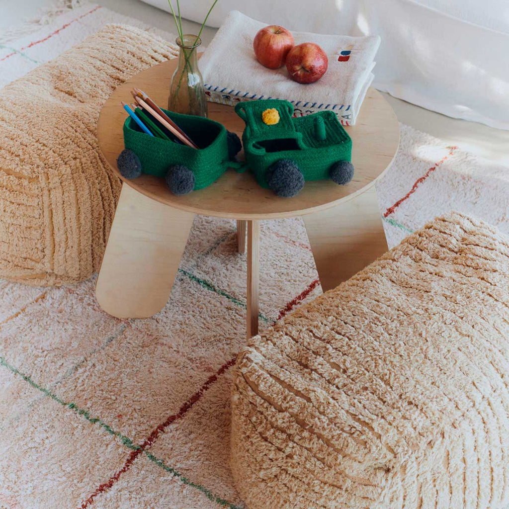 Puff Palheiro Farm 52 x 30 x 30 cm - Lorena Canals