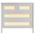 Cômoda Trama  - Sleeper - Cor:Cinza Harbor