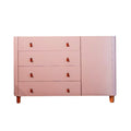Cômoda Sleep COM704 4 Gavetas e 1 Porta Puxadores Tira Ecológica - Sleeper - Cor:Rosa