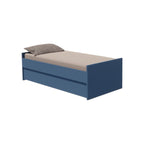 Cama Bicama Solteiro e Casal Versatile 3 em 1 - Kartoon - Azul Gude