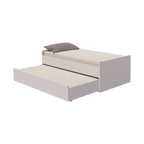 Cama Bicama Solteiro e Casal Versatile 3 em 1 - Kartoon - Branco