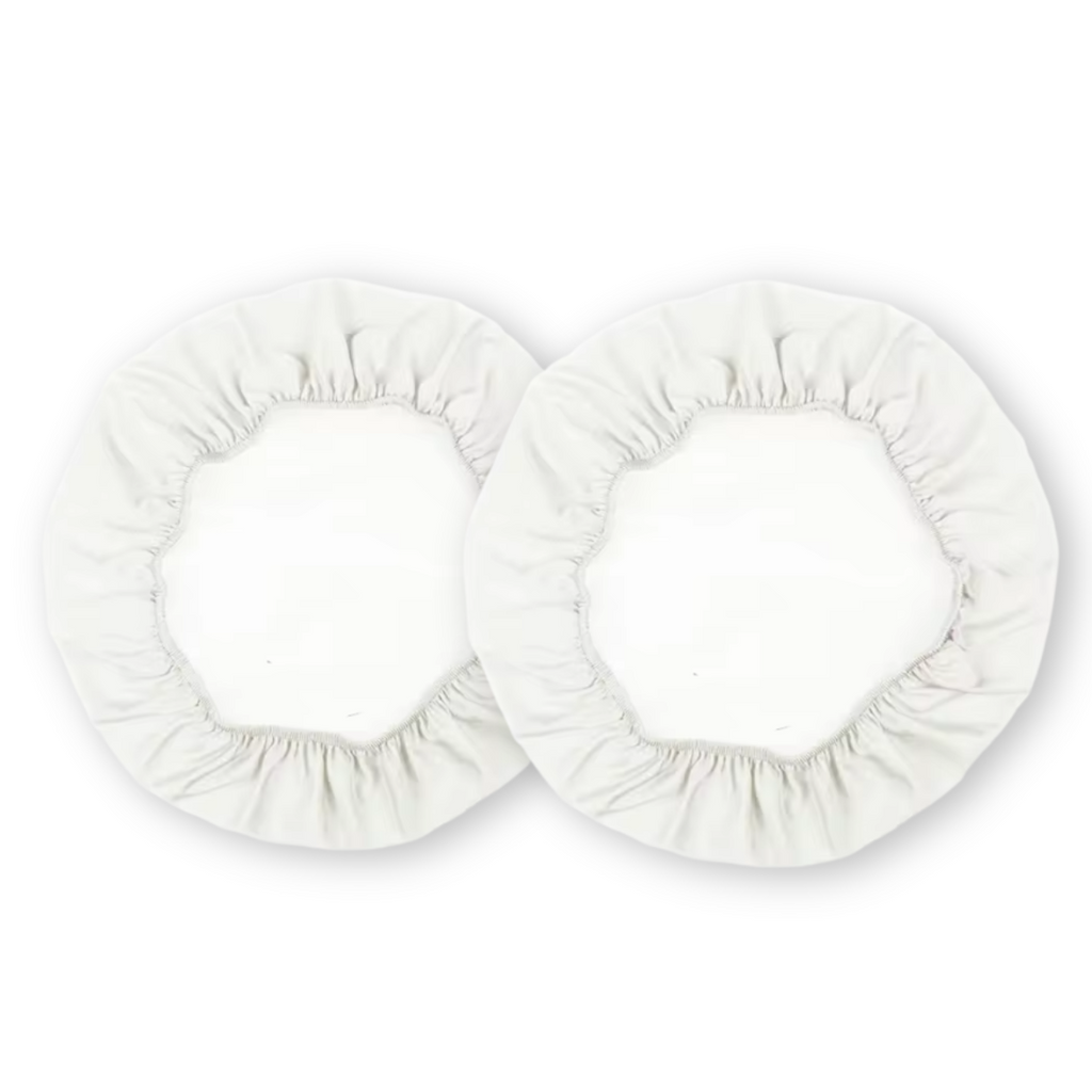Kit 2 Lençóis Redondo Berço Crescer 1ª Fase - Era Uma Vez - Cor:Branco