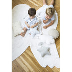 Tapete Infantil Asa Silhueta Branca 120x160 cm - Lorena Canals