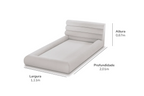 Cama Montessoriana Gomos Junior Rosa Claro - Bell'Baby