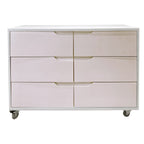 Cômoda Fases FAS-503 6 Gavetas - Kartoon Cor:Areia