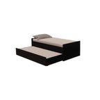 Cama Bicama Solteiro e Casal Versatile 3 em 1 em MDF - Kartoon - Preto
