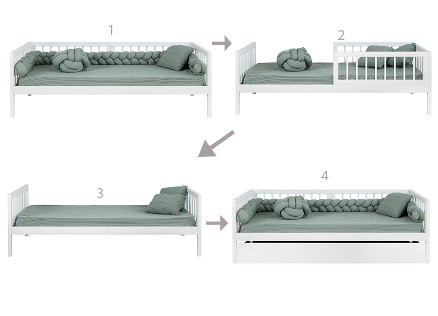 Cama KIDS342  - Sleeper Cor:Rosa