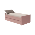 Cama Bicama Solteiro e Casal Versatile 3 em 1 - Kartoon - Rosa Ballet
