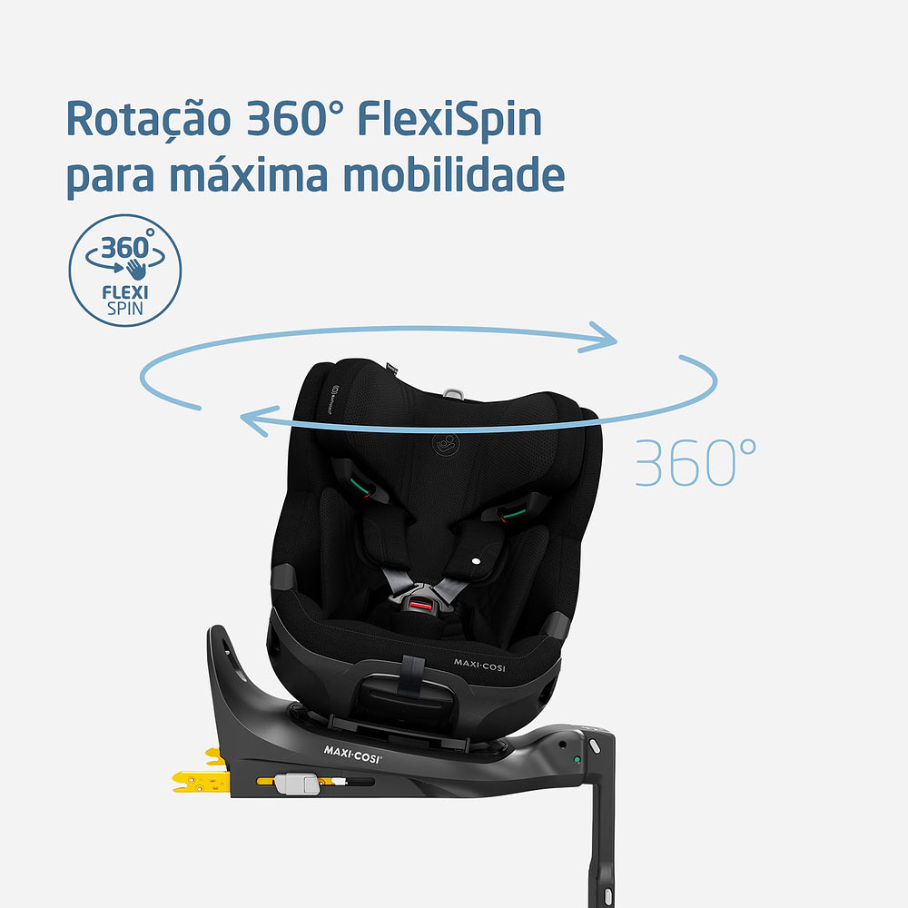 Cadeirinha Emerald 360 Pro Max Authentic Black - Maxi-Cosi