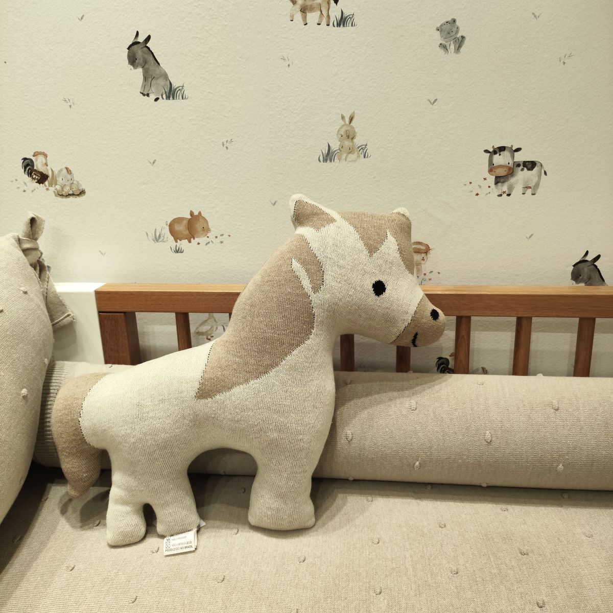 Almofada Decorativa Cavalo - Arte e Ternura
