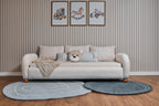 Cama Moon Infantil Estofada Bouclê com Colchão - Stillen