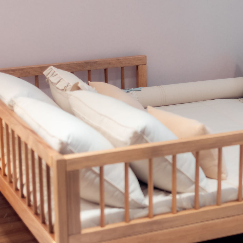 Cama Montessoriana Ninho Casal KIDS341 Madeira Jequitibá - Sleeper
