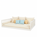 Cama Montessoriana Ninho Casal KIDS341 Branca - Sleeper