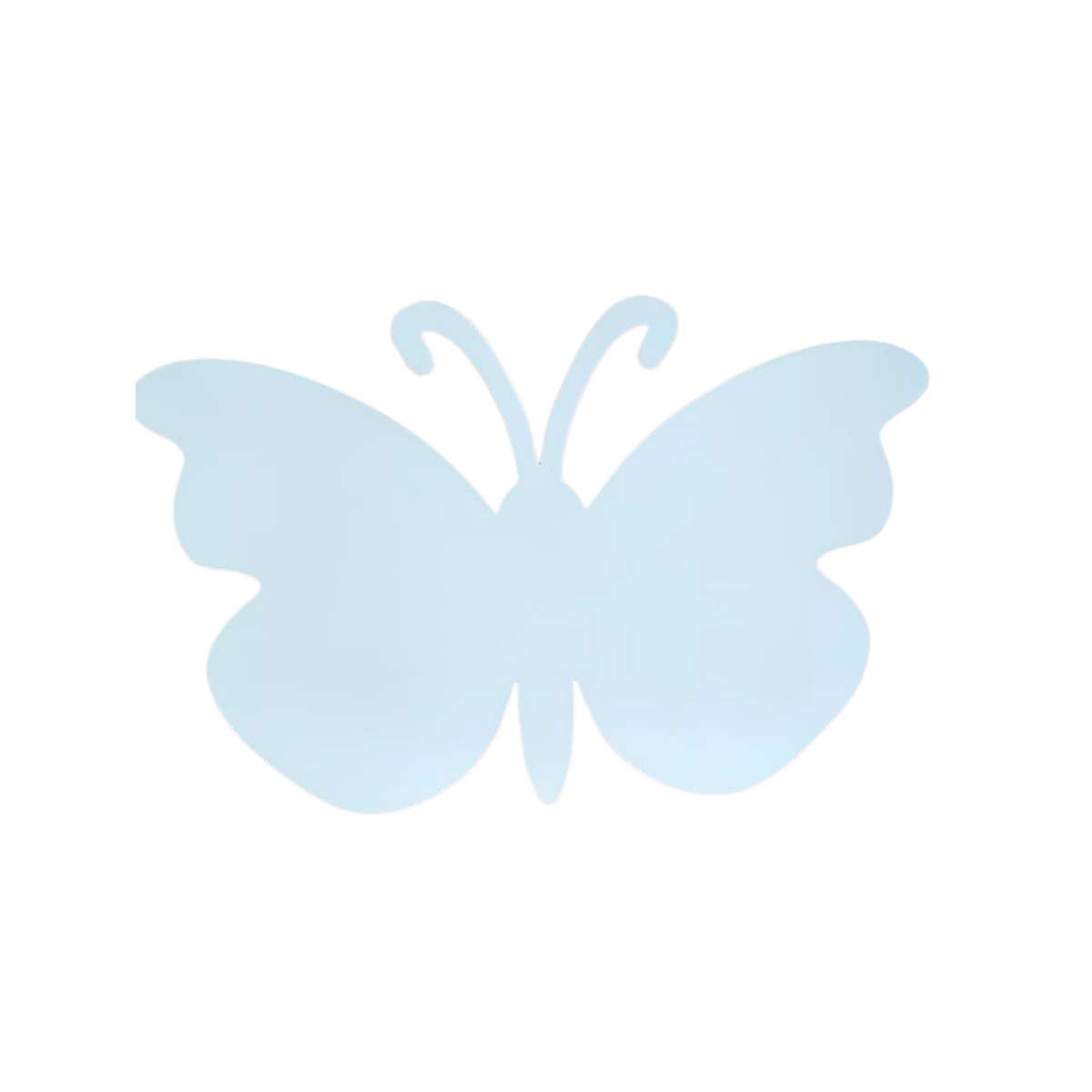 Quadro Decorativo para Parede Borboleta com Led - cor:Branco
