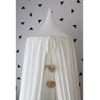 Cabana de Teto em Malha com Pompom