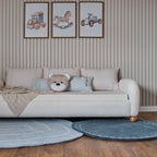 Cama Moon Infantil Estofada Bouclê com Colchão - Stillen
