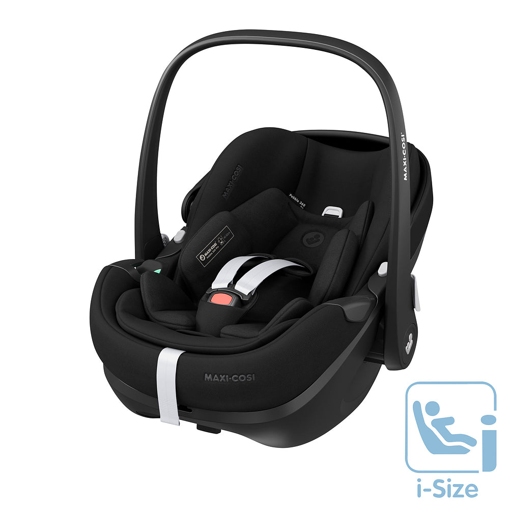 Bebê Conforto Pebble 360 Pro² com Base Family Fix Essential Black - Maxi-Cosi