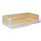 Cama Infantil de Solteiro Flow Branco - Kartoon