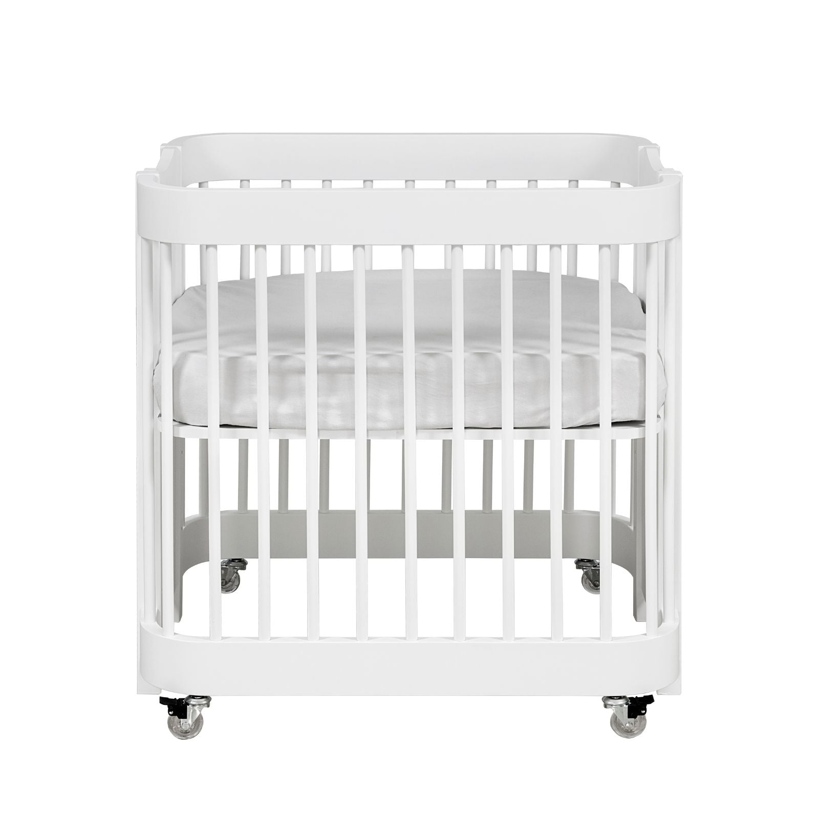 Berço Lola Branco com Madeira LOLA701 BF - Sleeper