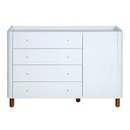 Cômoda Sleep COM704 com 4 Gavetas e 1 Porta - Sleeper Cor:Branco