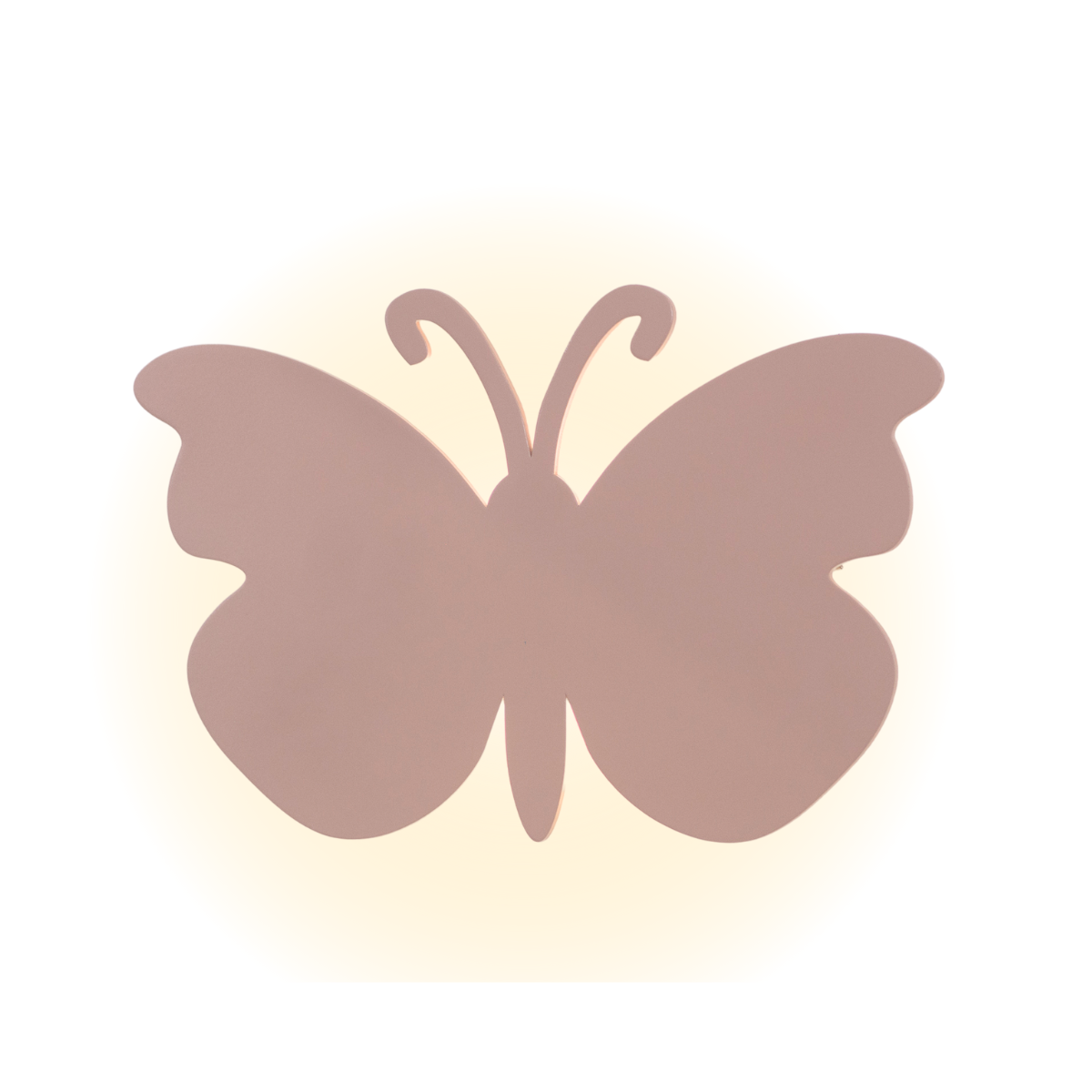 Quadro Decorativo para Parede Borboleta com Led - cor:Rosa