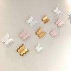 Kit 4 Borboletas para Decoração de Parede Tam P - cor:Rosa