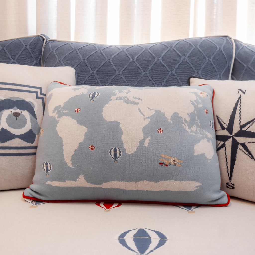 Kit Completo Almofadas Decorativas Balões 13pçs - Arte e Ternura