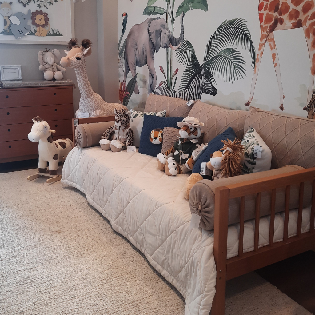 Kit Completo Almofadas Decorativas Quarto Safari 11pçs - Arte e Ternura