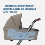 Carrinho de Bebê + Moisés Fame Max Twilic Truffle - Maxi-Cosi