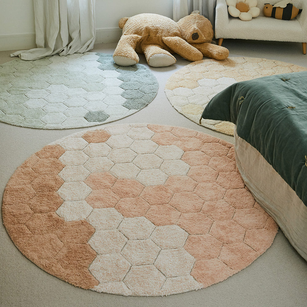 Tapete Honeycomb Rose 140cm - Lorena Canals **