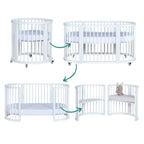 Berço Crescer Evolutivo CRE500 Amêndoa - Sleeper