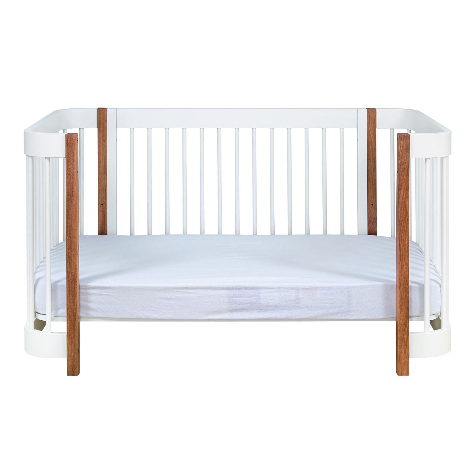 Berço Lola Branco com Madeira LOLA701 BF - Sleeper