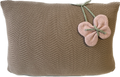 Almofada Decorativa com Pingente de Borboleta 35x50 cm