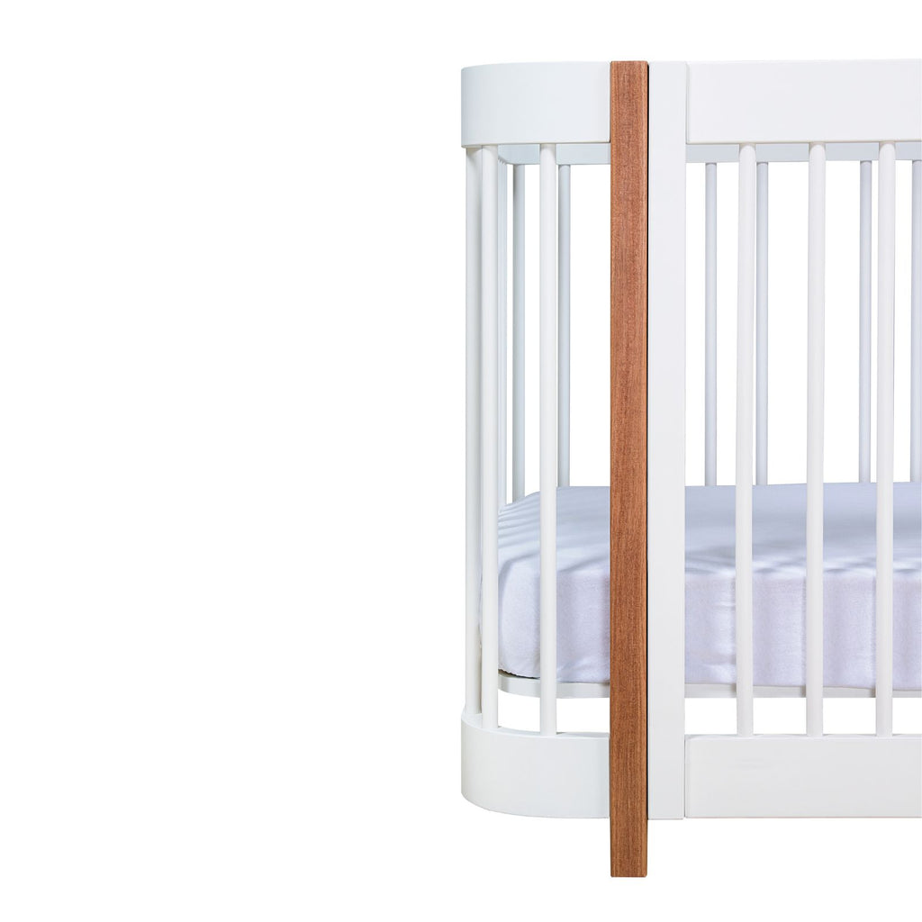 Berço Lola Branco com Madeira LOLA701 BF - Sleeper