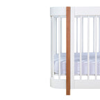 Berço Lola Branco com Madeira LOLA701 BF - Sleeper